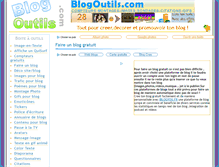 Tablet Screenshot of faire-un-blog.blogoutils.com